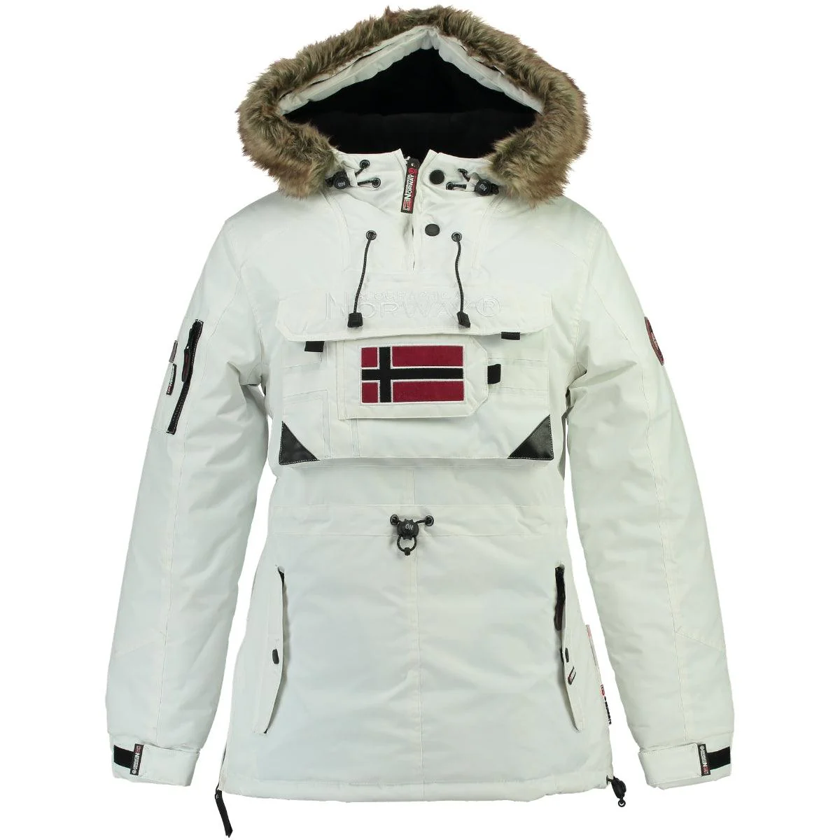 Parka De Niña Baby Blanco