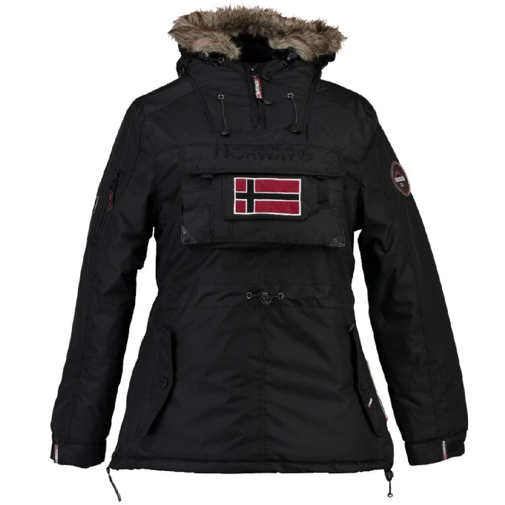 Parka De Niña Baby Negro