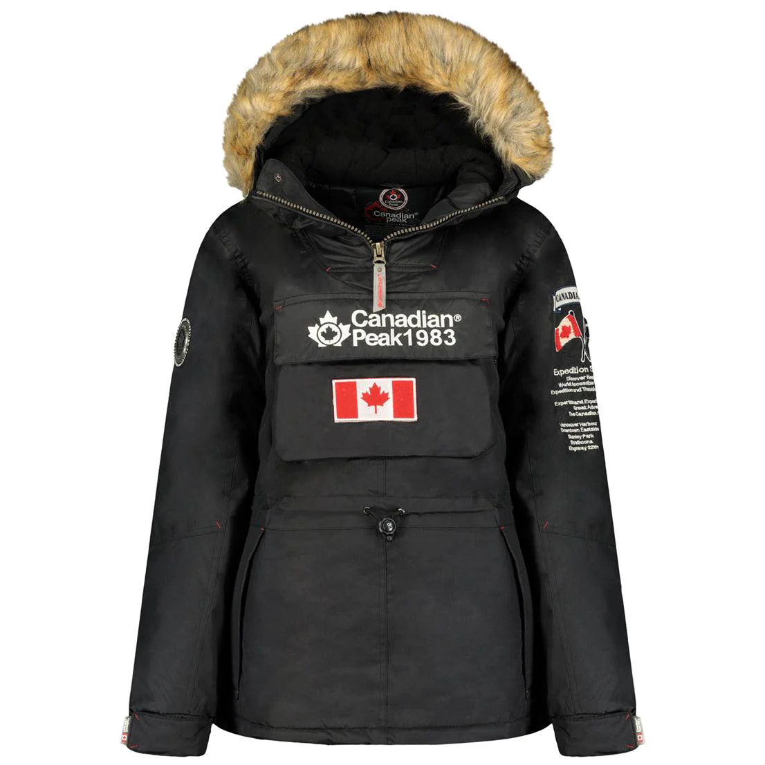 Parka De Niña Banapeak Negro