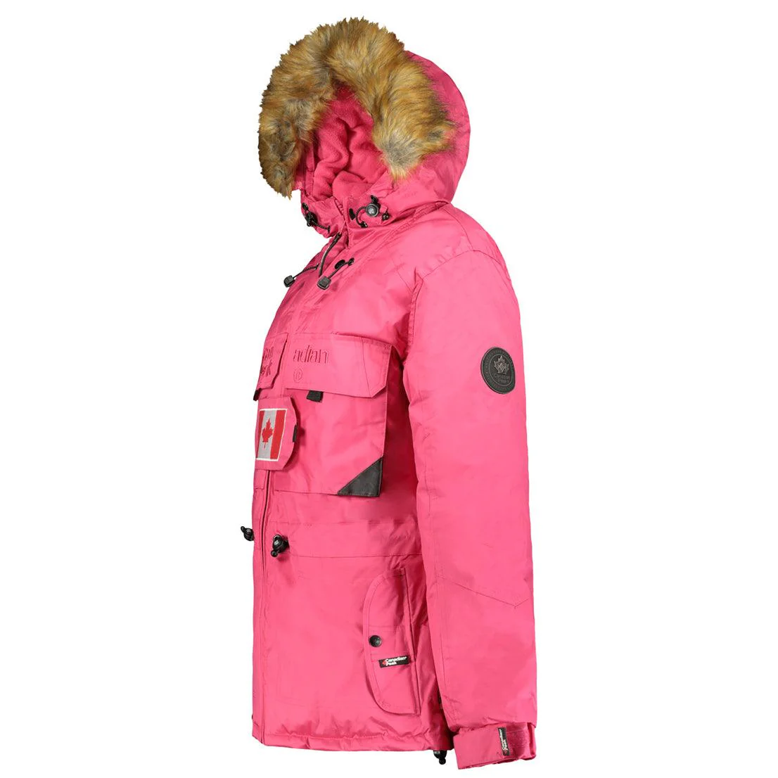 Parka De Niña Bantouneaka Rosa Llamativo - Image 3
