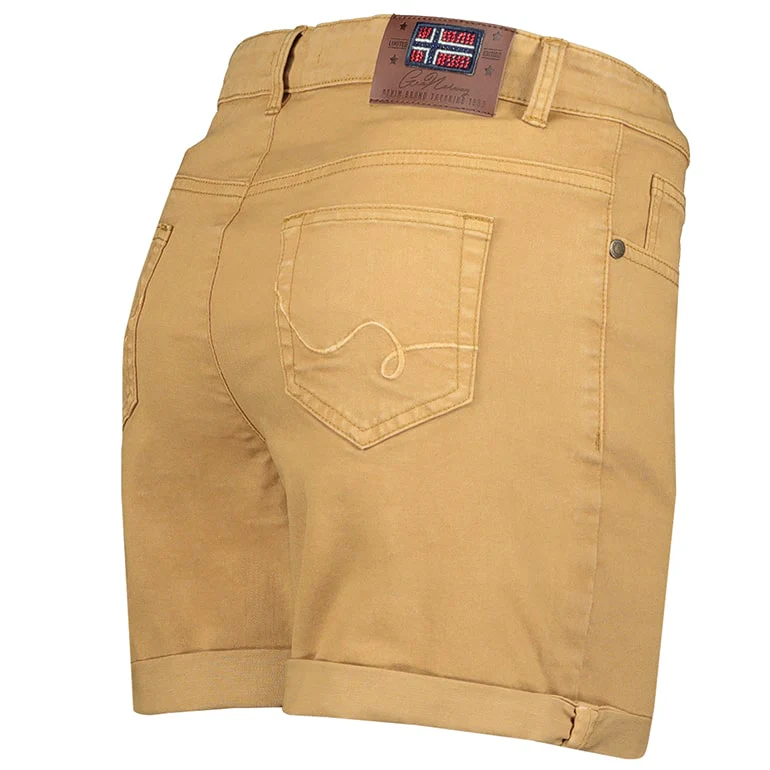 Bermudas De Mujer Pisak  Beige - Image 3