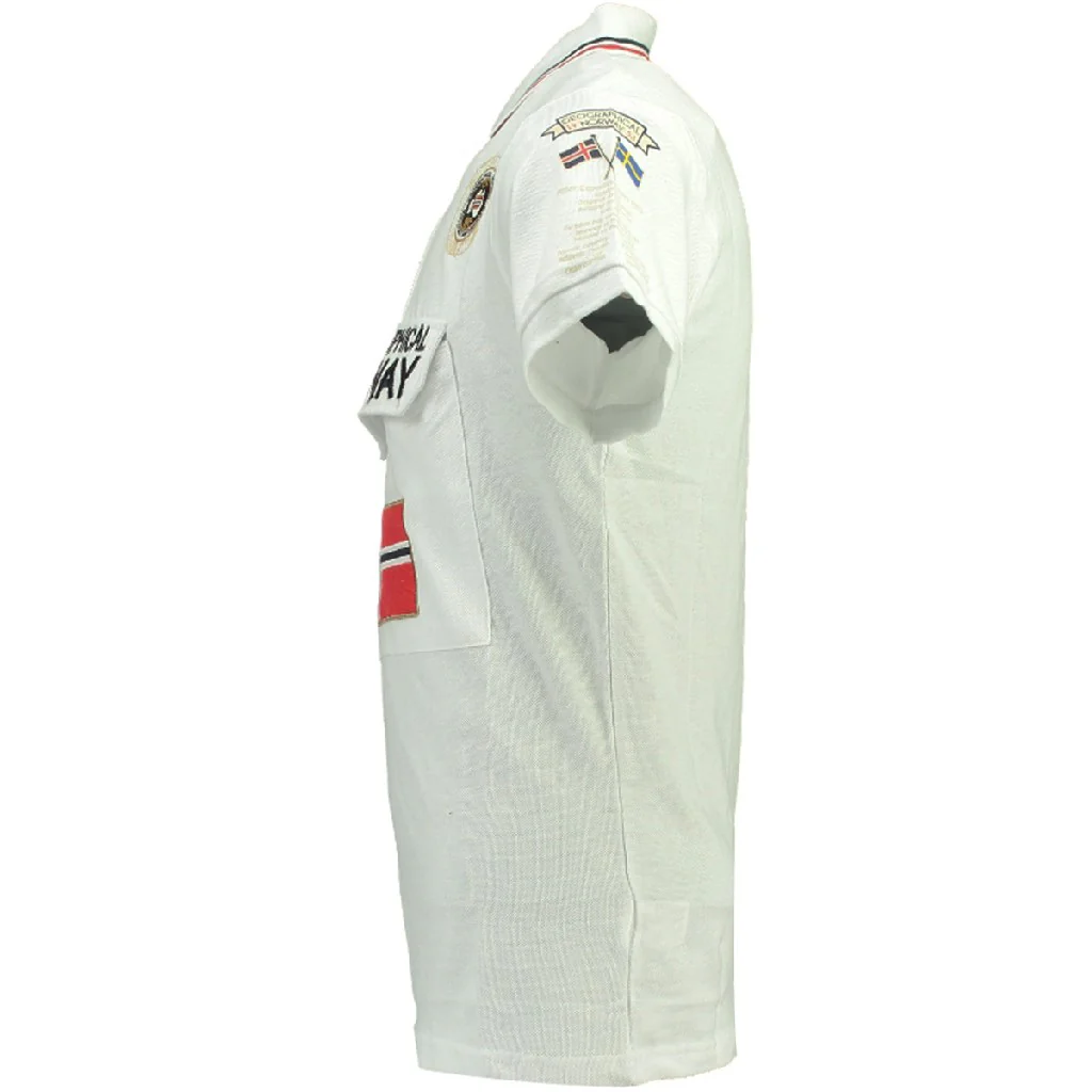 Polo De Hombre Kayfour Blanco - Image 3