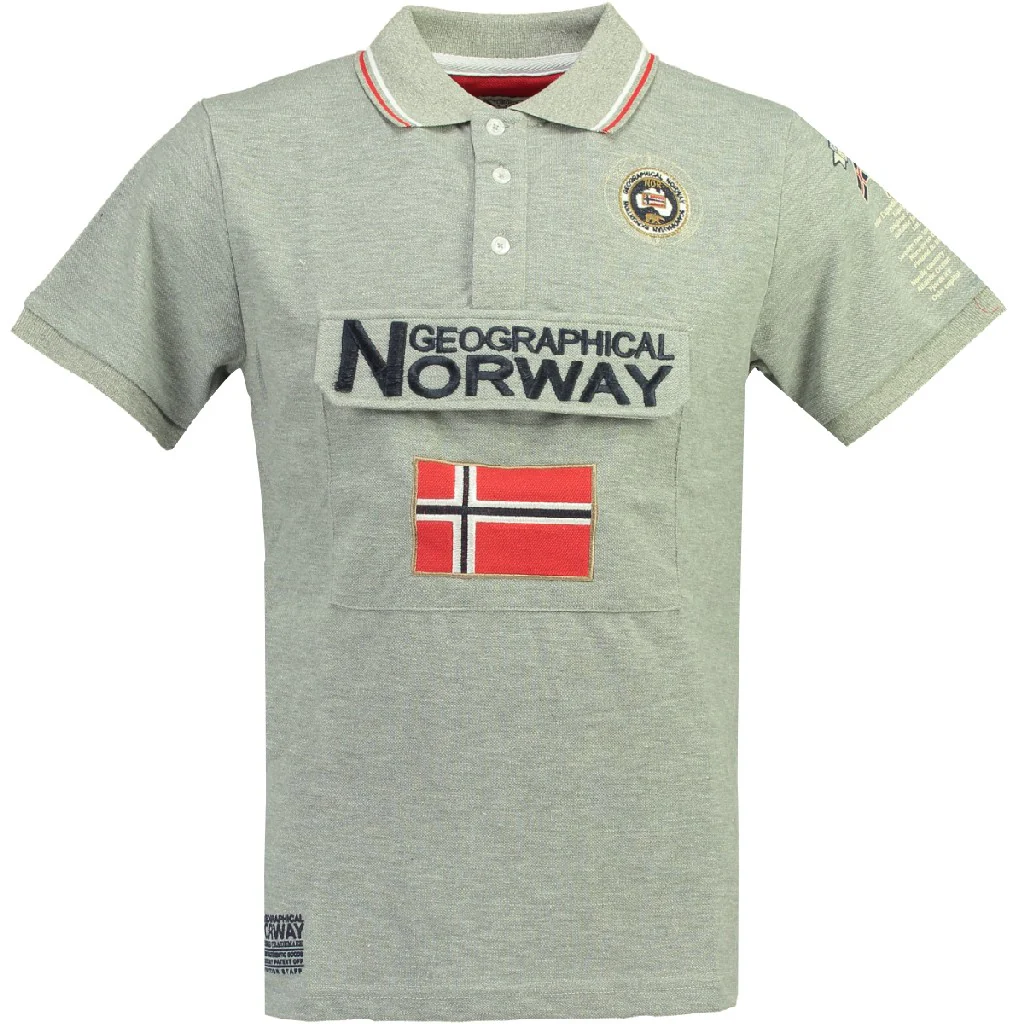 Polo De Hombre Kayfour Gris Melange