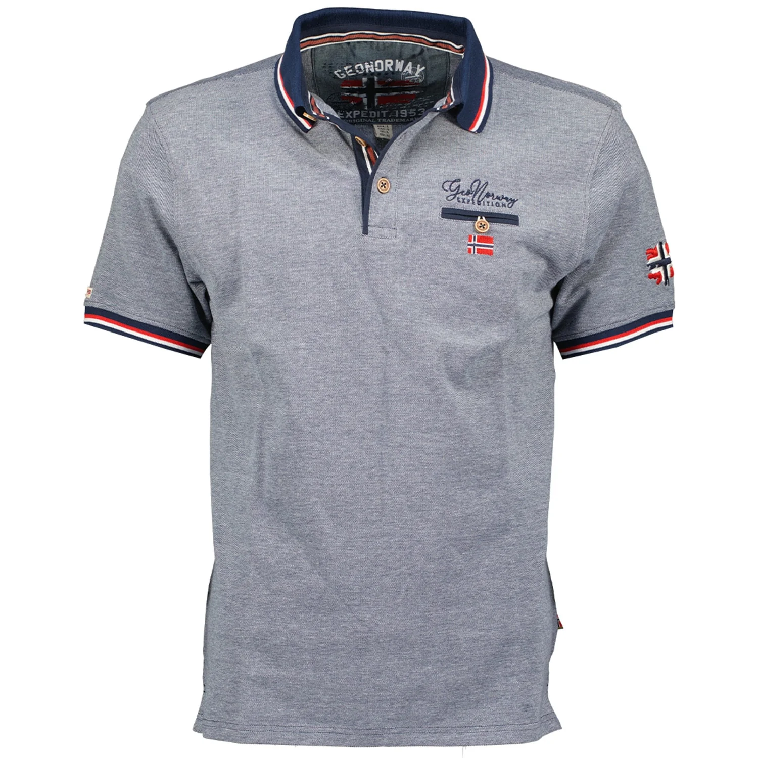 Polo De Hombre Kblended Azul Marino