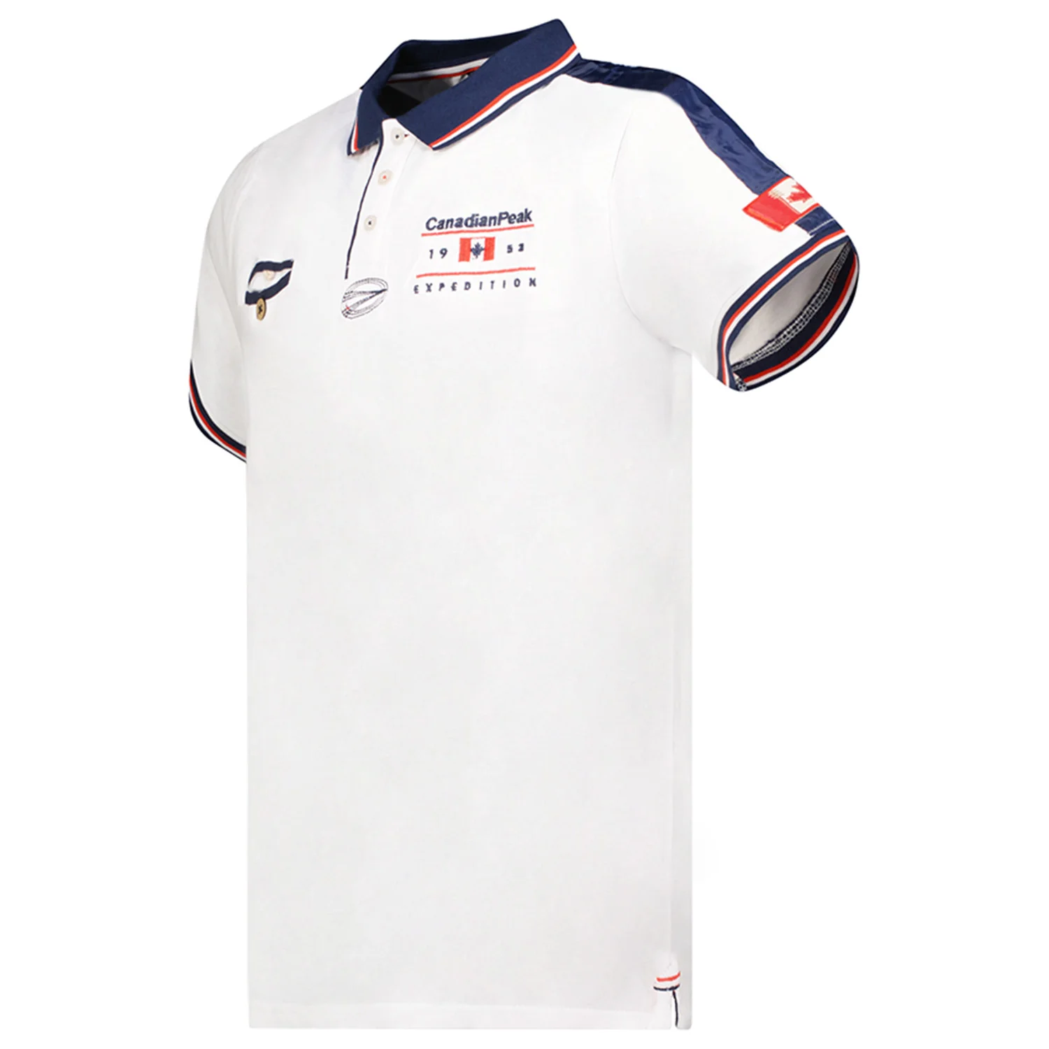 Polo De Hombre Kezoleak  Blanco - Image 3