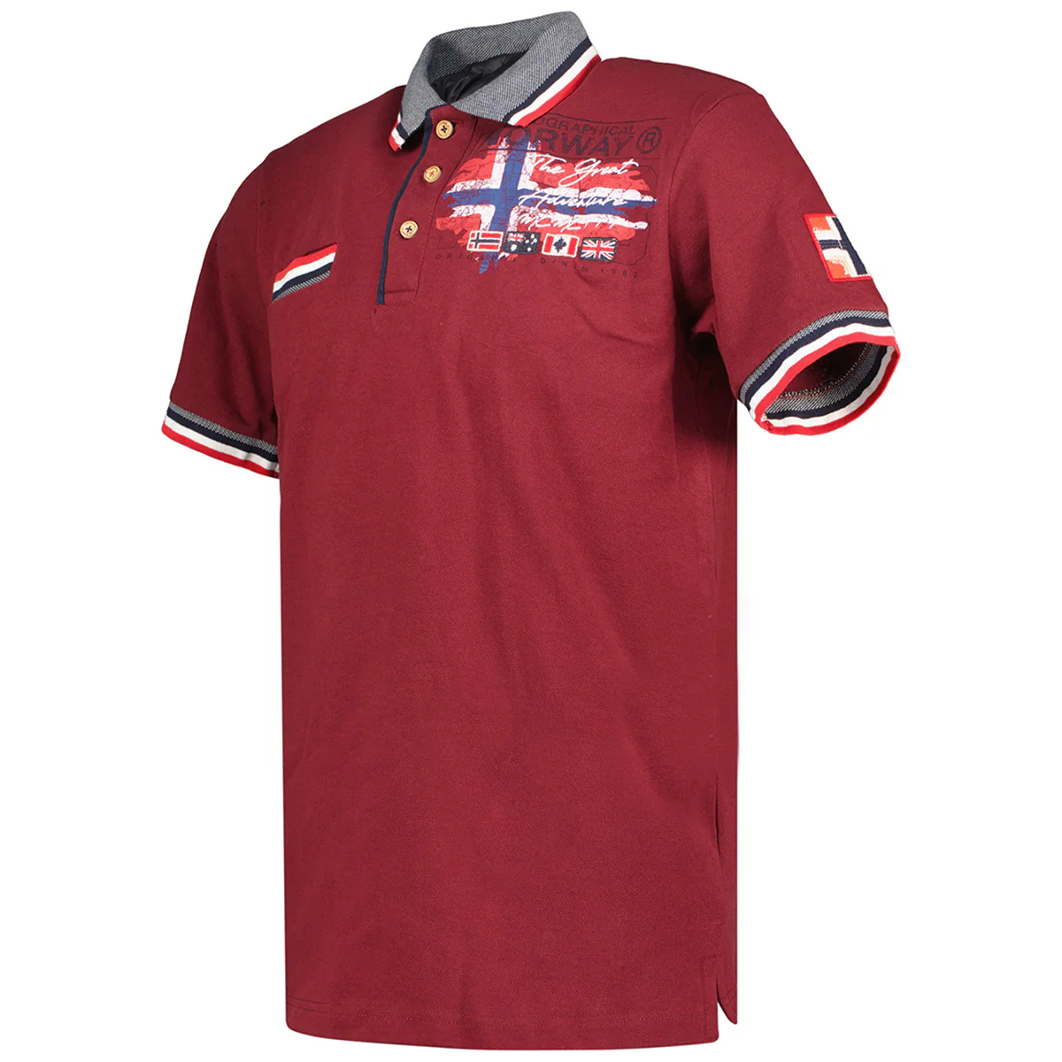 Polo De Hombre Krusty Burdeos - Image 3