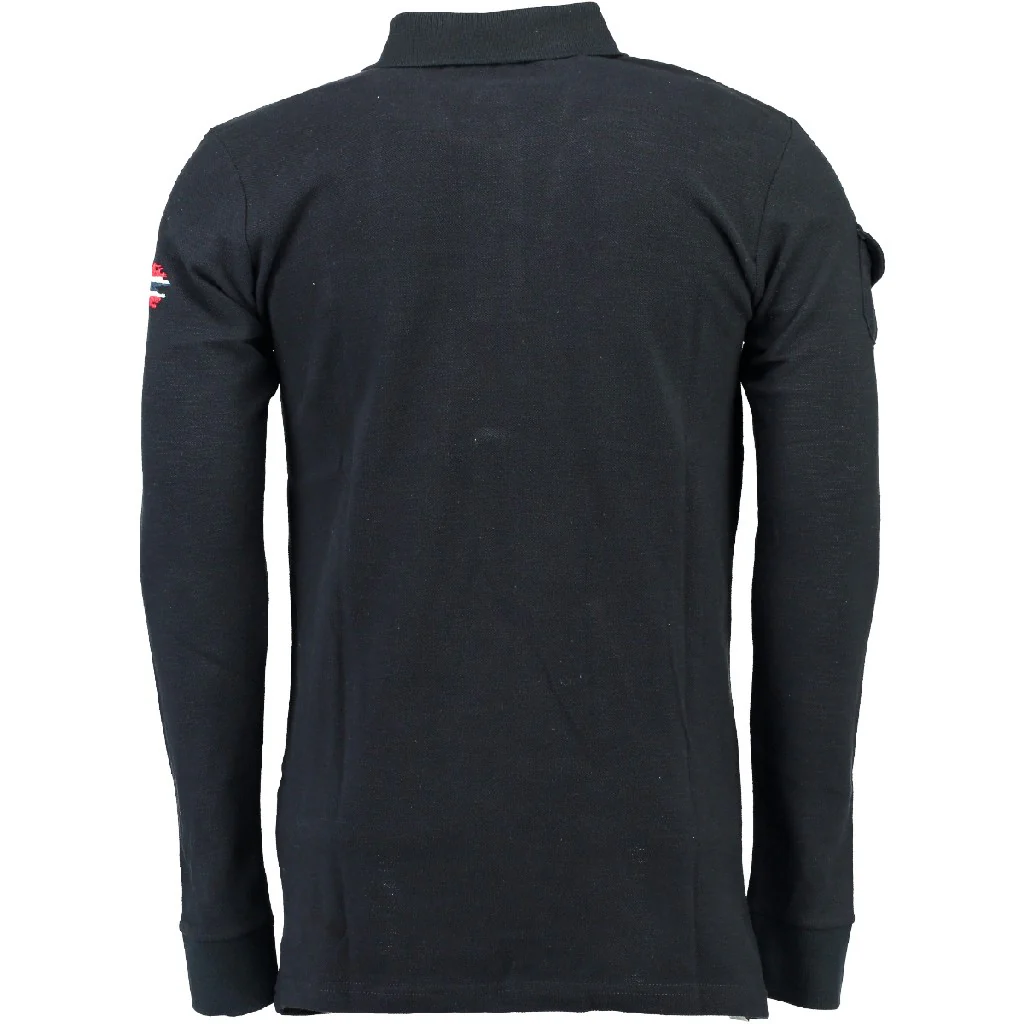 Polo De Manga Larga De Hombre Karadock Azul Marino - Image 2