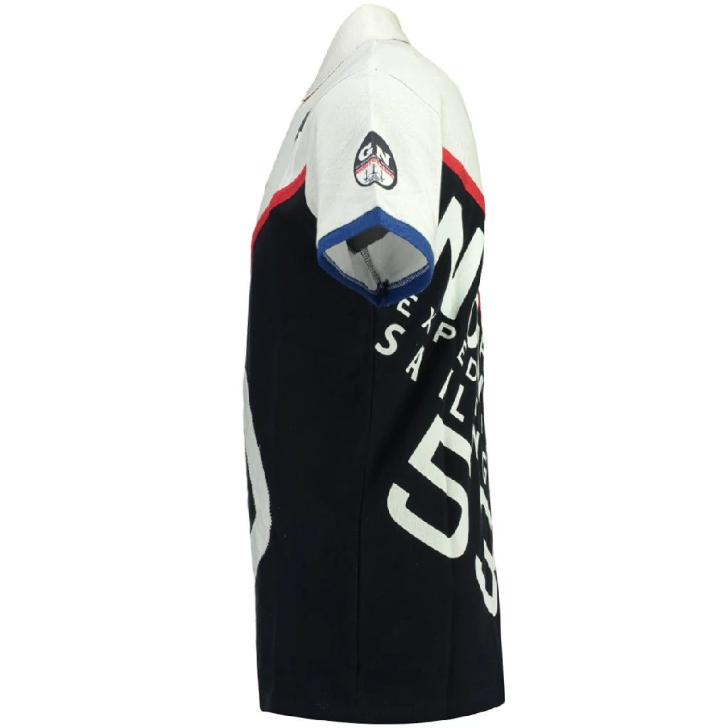 Polo De Niño Kanoe Blanco / Azul Marino - Image 3