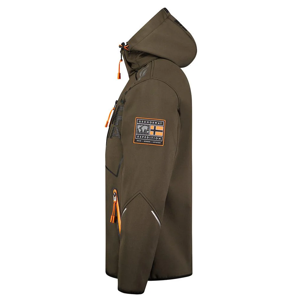 Chaqueta Softshell De Hombre Robin Caqui - Image 4