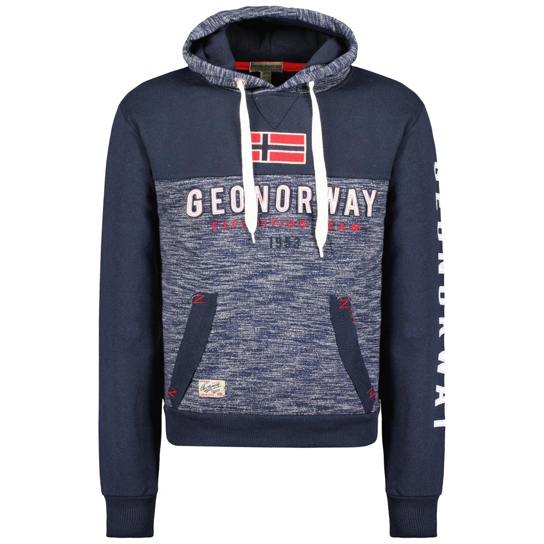 Sudadera De Hombre Ferato Contrast Azul Marino Melange