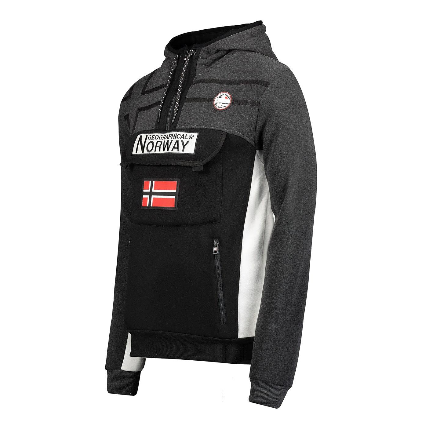 Sudadera De Hombre Fitakol Gris Oscuro / Negro - Image 3