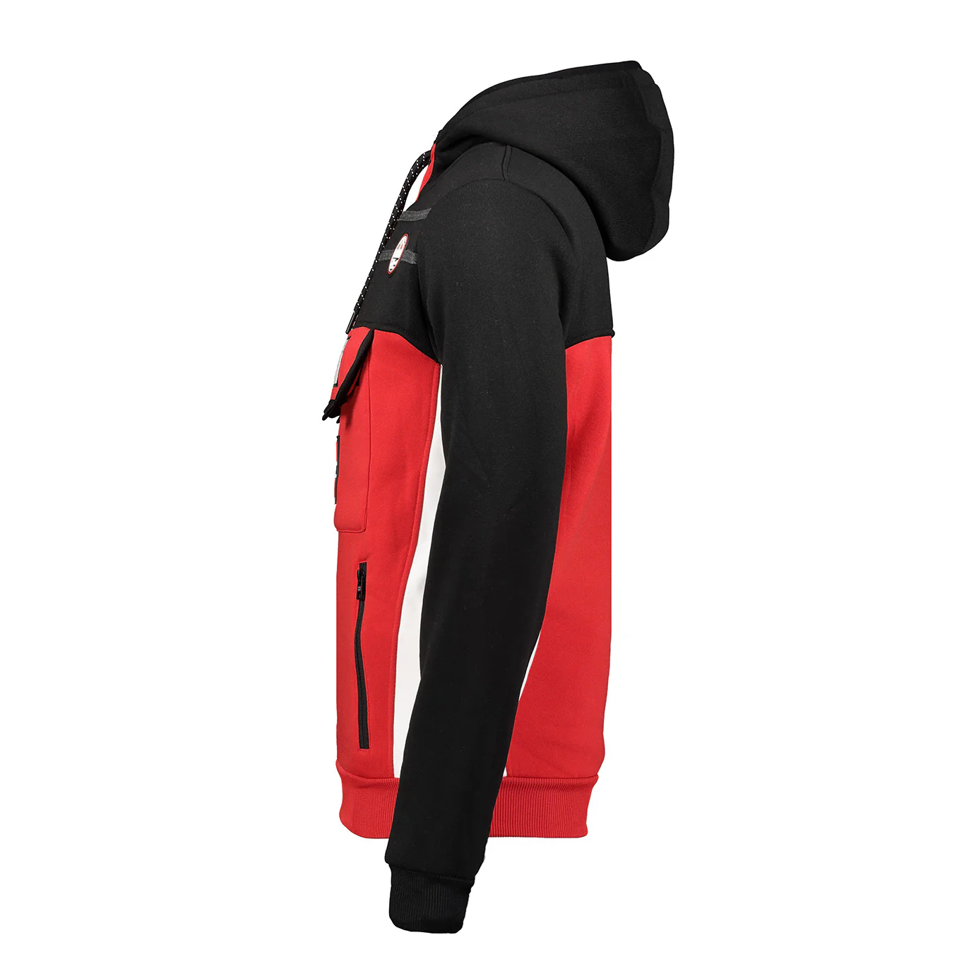 Sudadera De Hombre Fitakol Negro. / Rojo. - Image 2