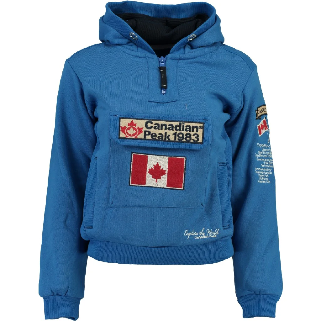 Sudadera De Hombre Galapagos Azul Eléctrico