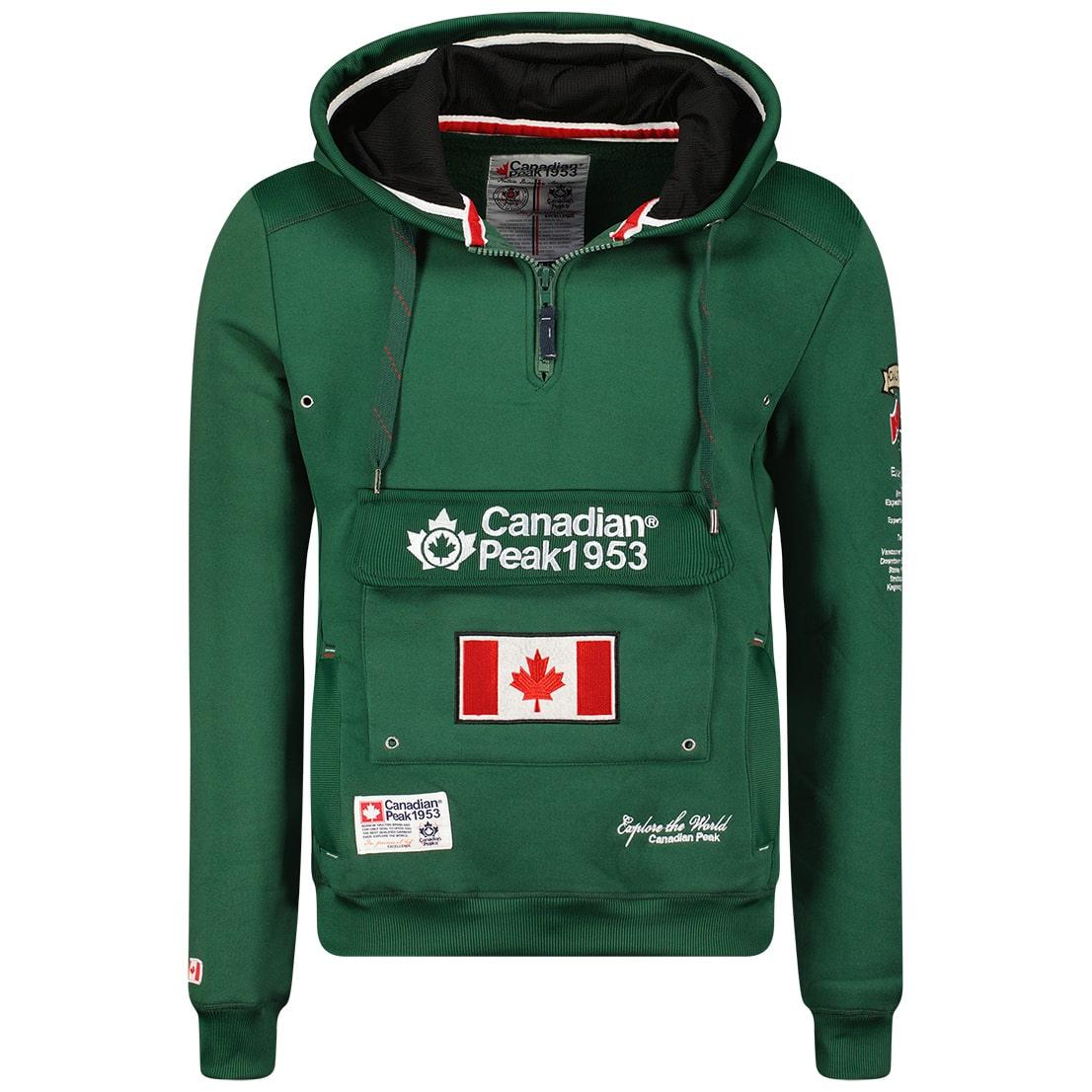 Sudadera De Hombre Galapagos Verde Oscuro