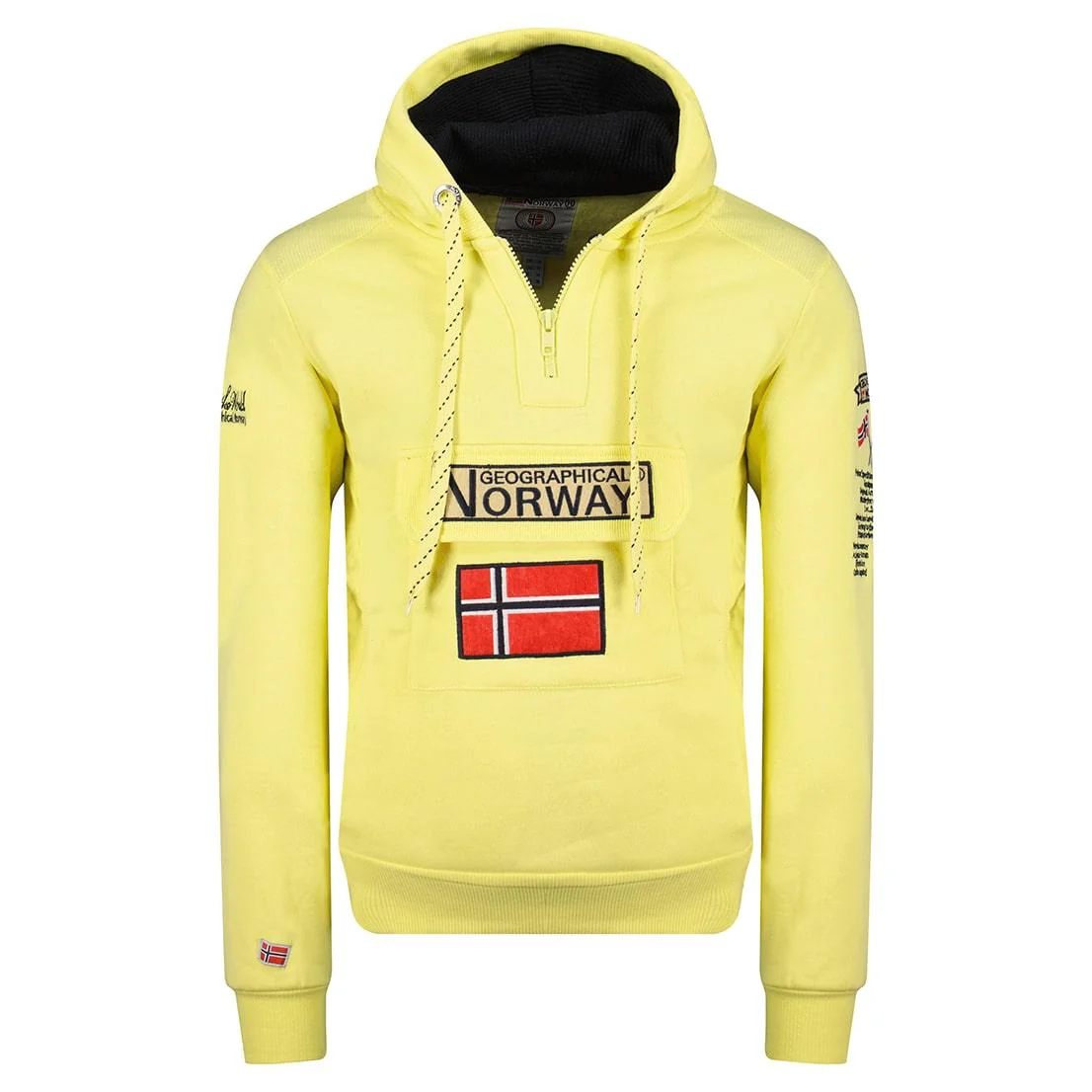 Sudadera Hombre Gymclass Amarillo Pastel