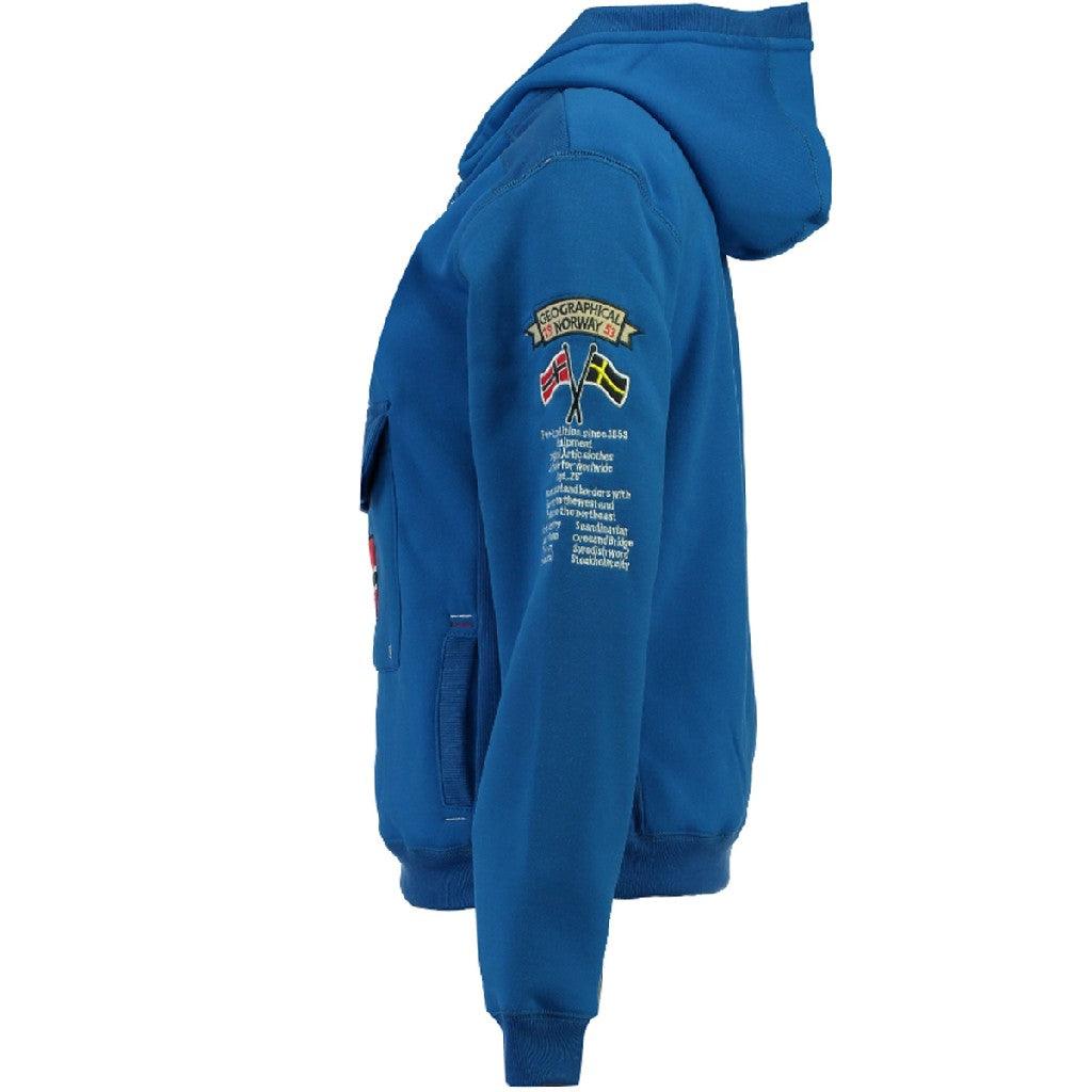 Sudadera De Hombre Gymclass Azul Eléctrico - Image 3