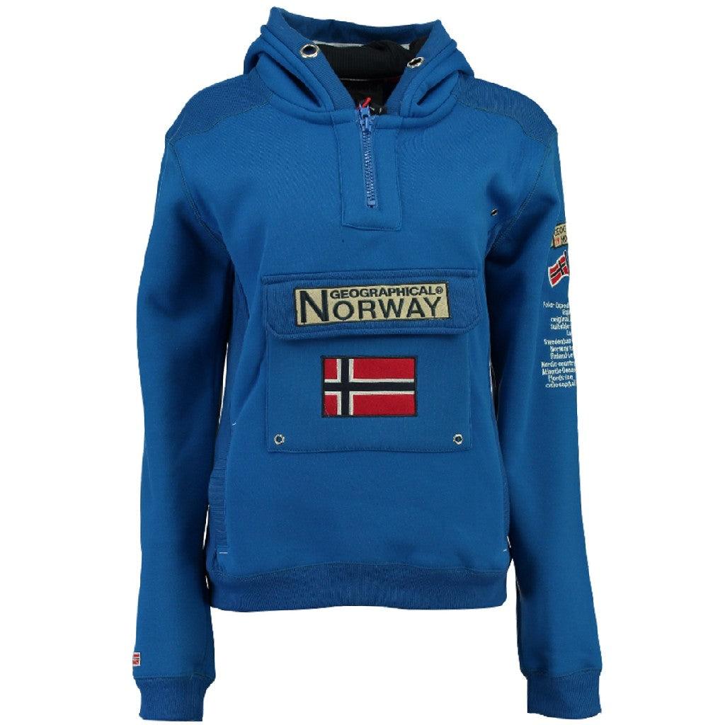Sudadera Hombre Gymclass Azul Eléctrico