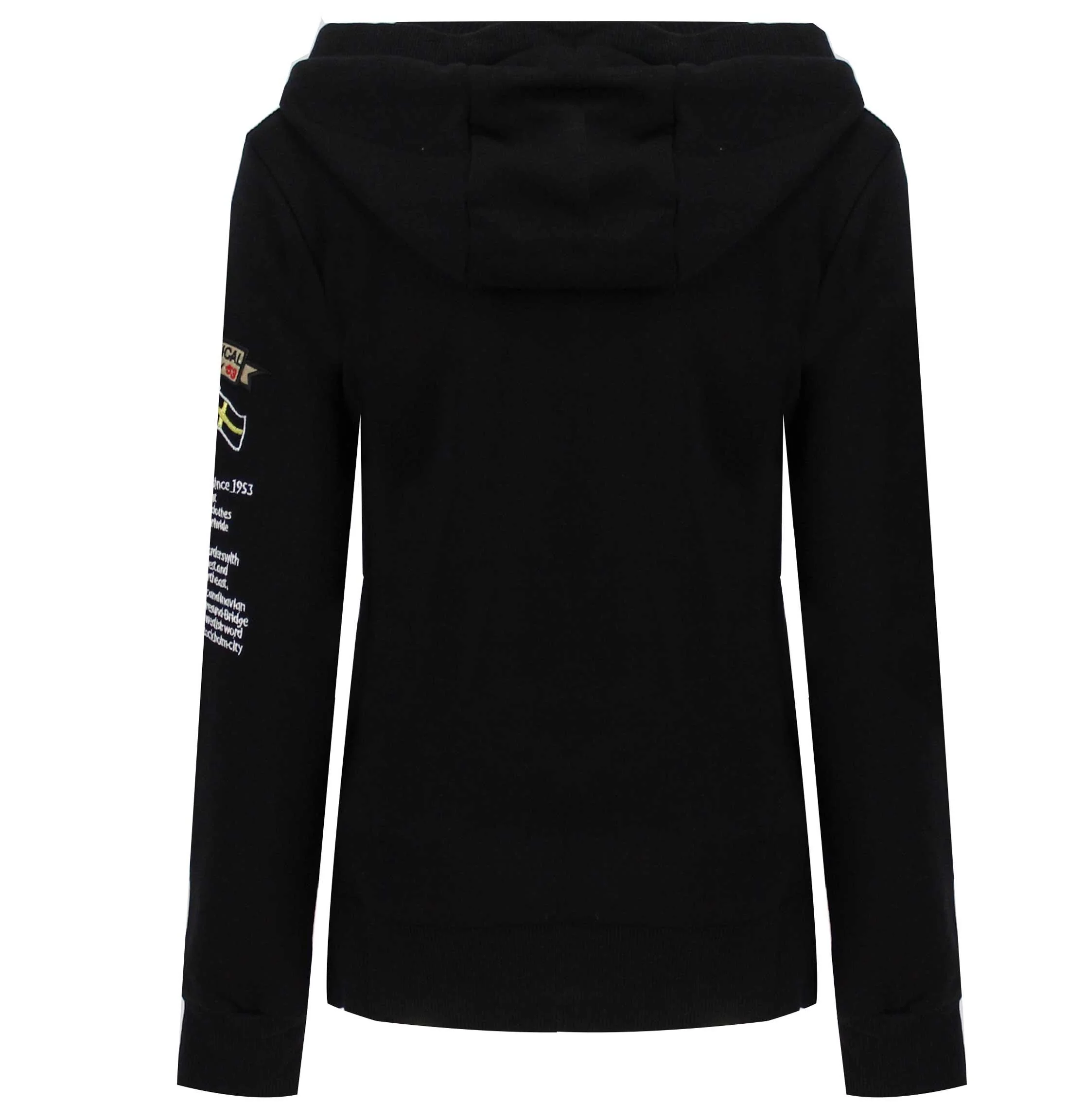 Sudadera De Hombre Gymclass Full Zip Negro - Image 2