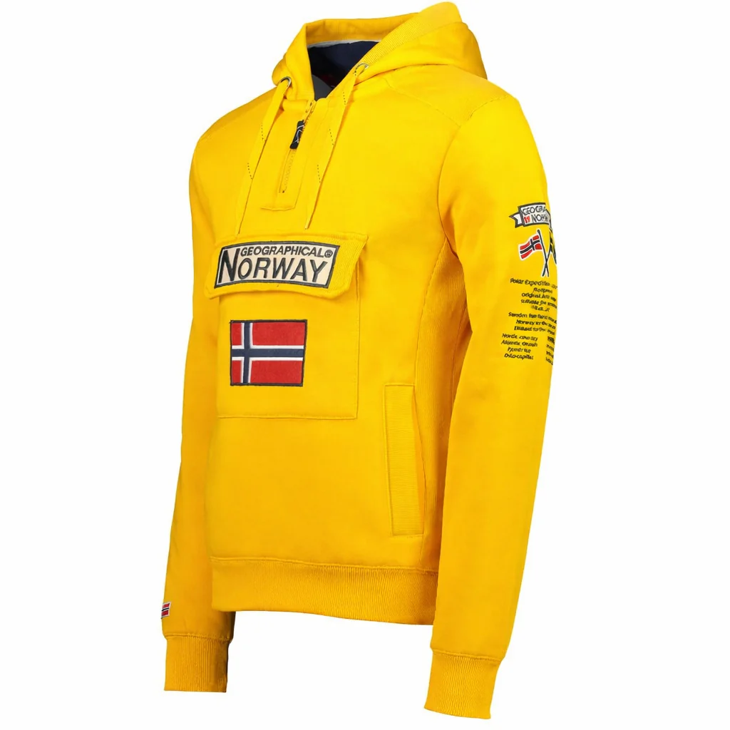 Sudadera De Hombre Gymclass Mostaza - Image 3