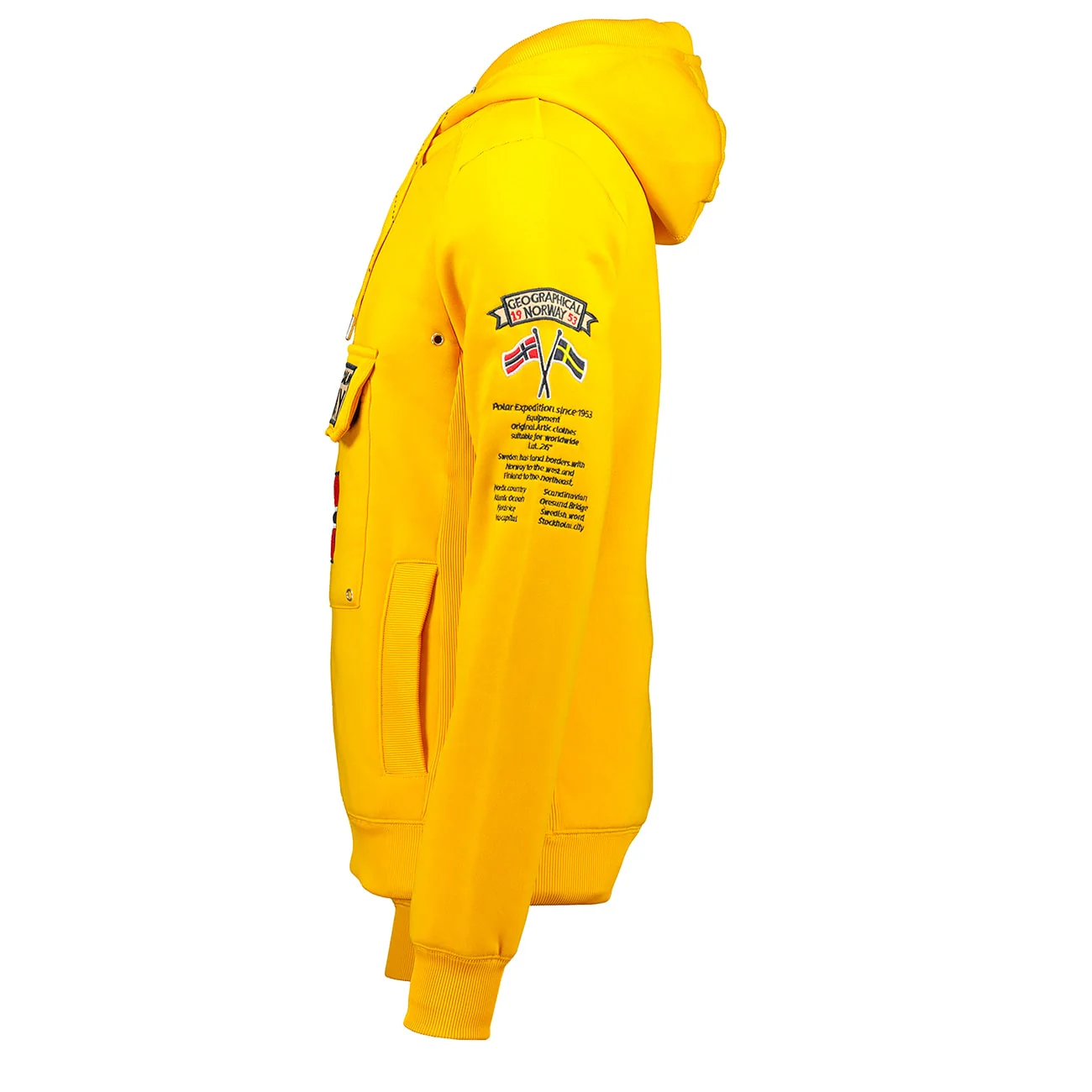 Sudadera De Hombre Gymclass Mostaza - Image 4