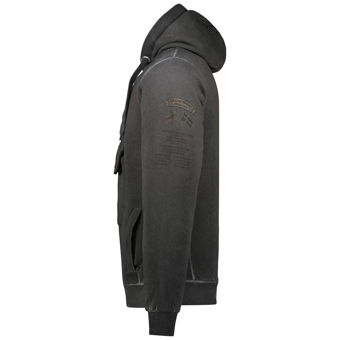 Sudadera De Hombre Gymclass Tie Dye Negro - Image 3