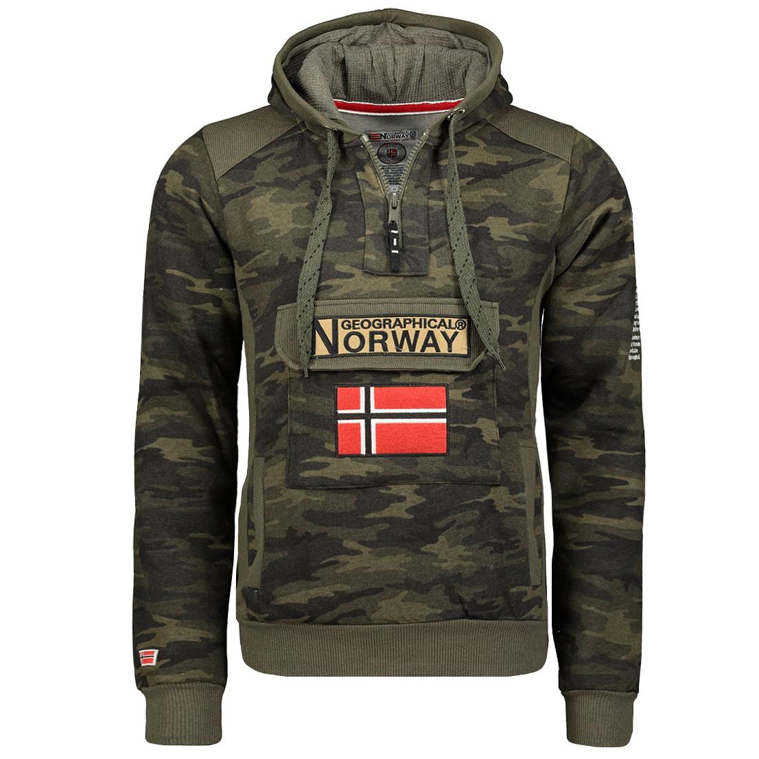 Sudadera De Hombre Gymclass Verde Camo