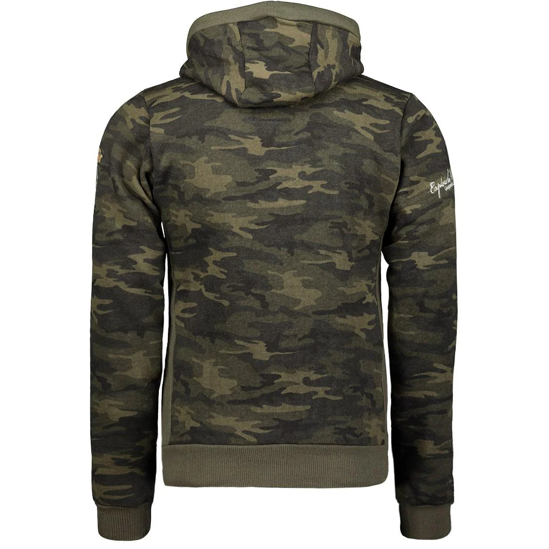 Sudadera De Hombre Gymclass Verde Camo - Image 2