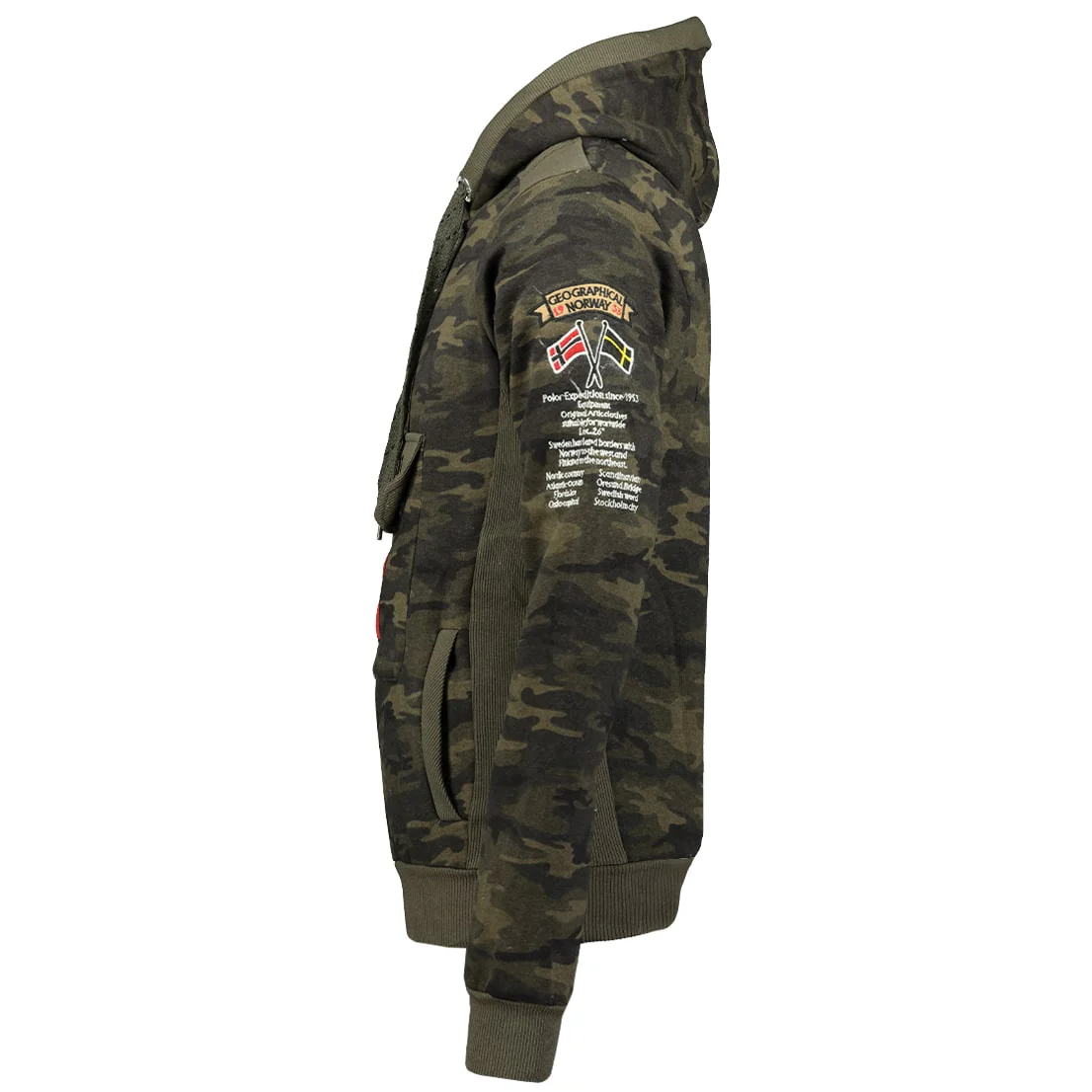 Sudadera De Niños Gymclass Verde Camo - Image 3