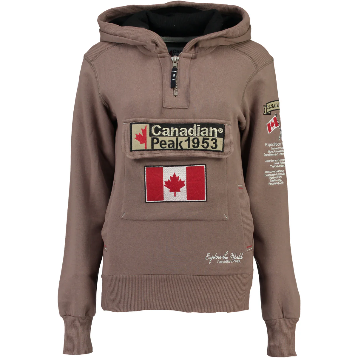Sudadera Mujer Gyrelle Marrón