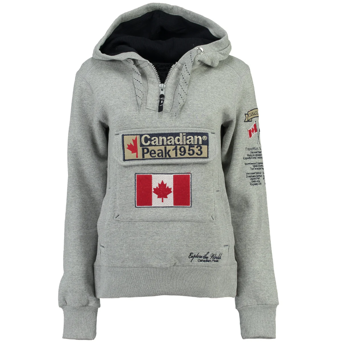 Sudadera Niña Gyrelle Gris Melange