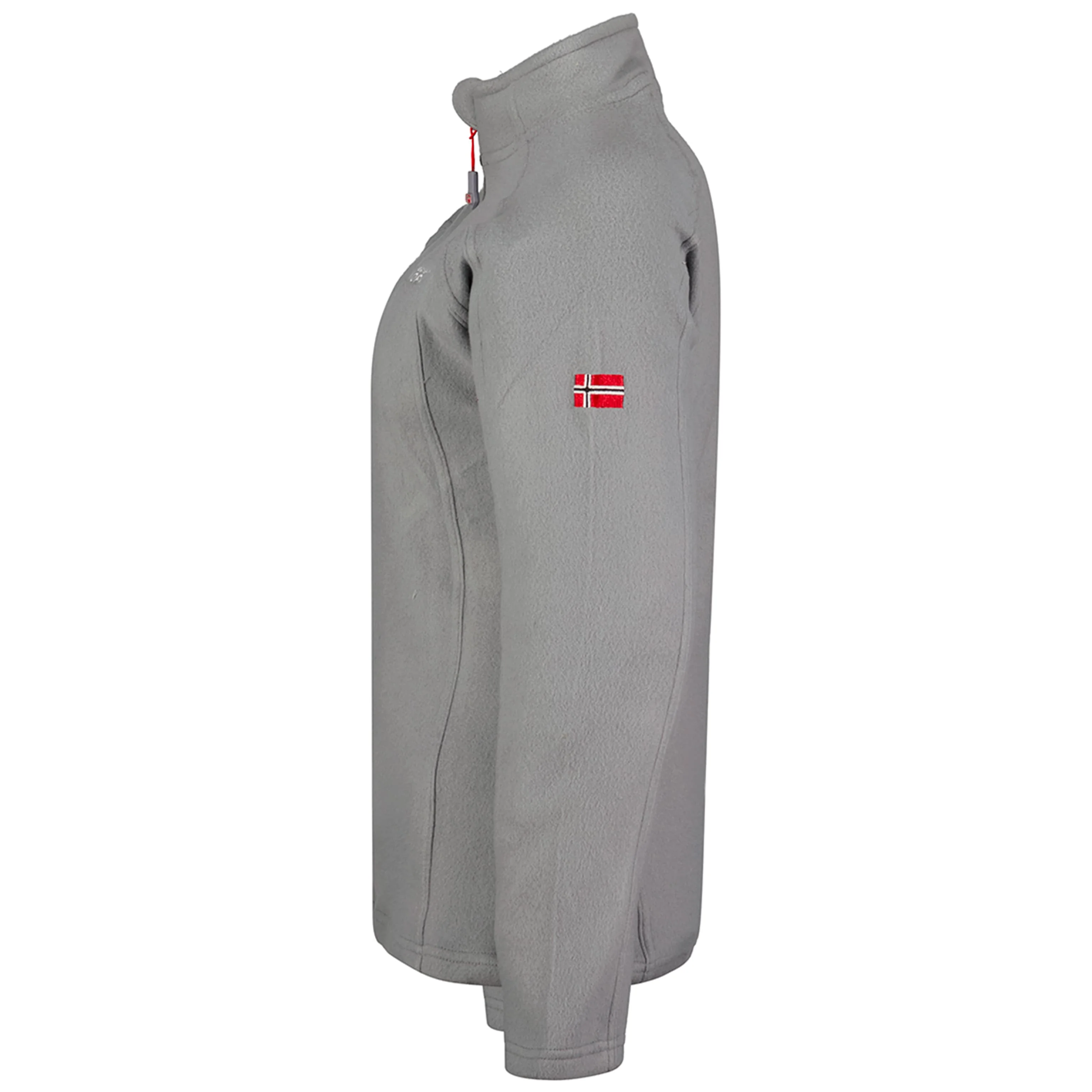 Polar De Mujer Tug Full Zip Gris Claro - Image 3
