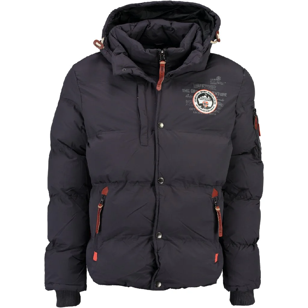 Parka De Hombre Verveine Gris Oscuro